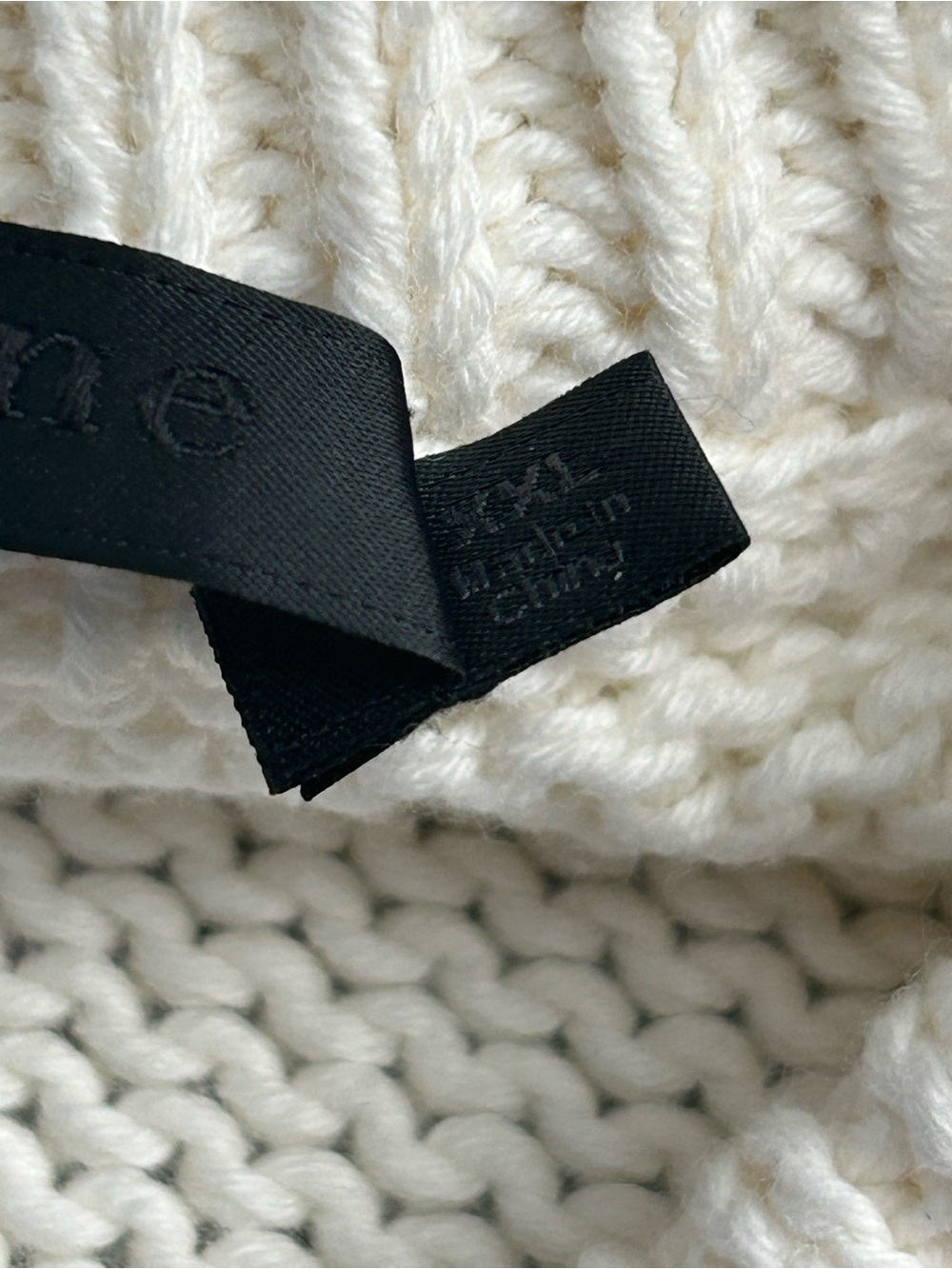 Jenni Kayne Chloe Striped 100% Cotton Crewneck Sweater Ivory Black NWT - Picture 10 of 14